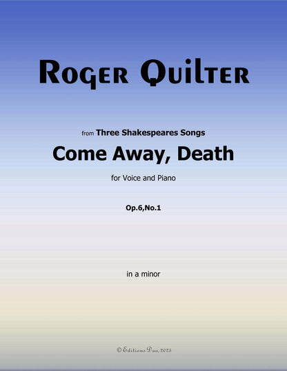 Come Away,Death, by Quilter