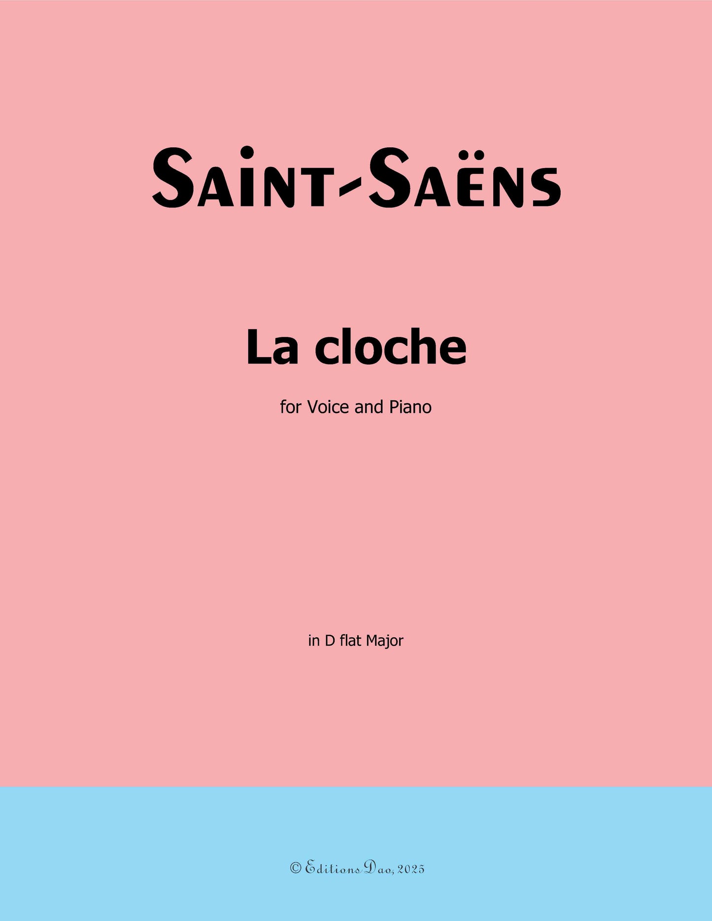 La cloche, by Saint-Saëns