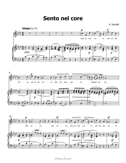 Sento nel core,by A. Scarlatti