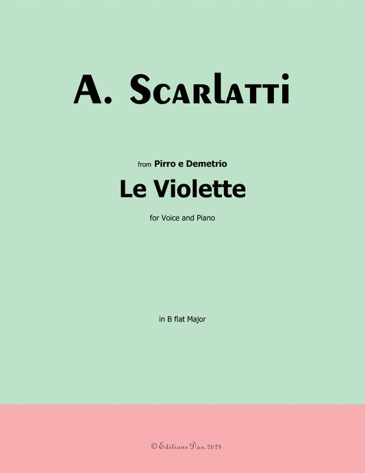 Le Violette,by A. Scarlatti