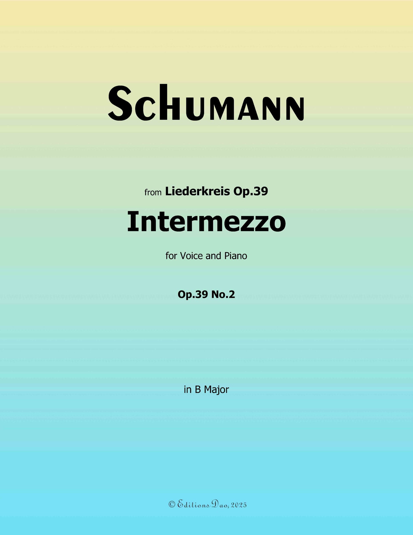 Intermezzo, by R. Schumann