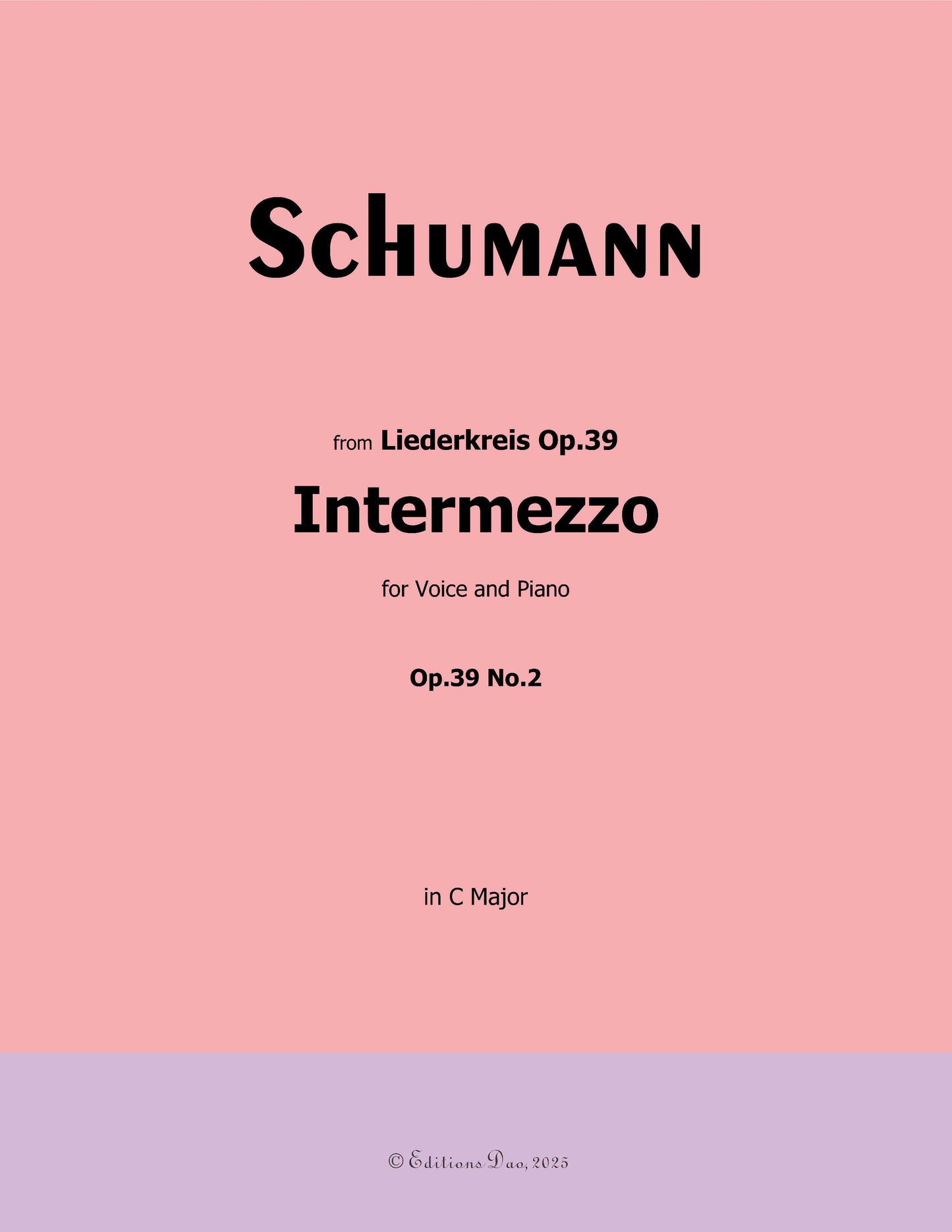 Intermezzo, by R. Schumann