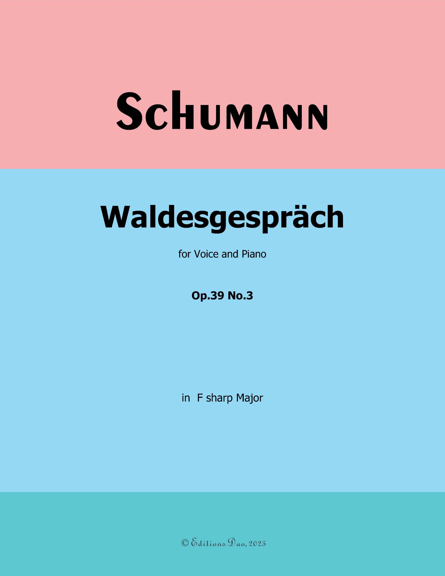 Waldcsgespräch, by R. Schumann