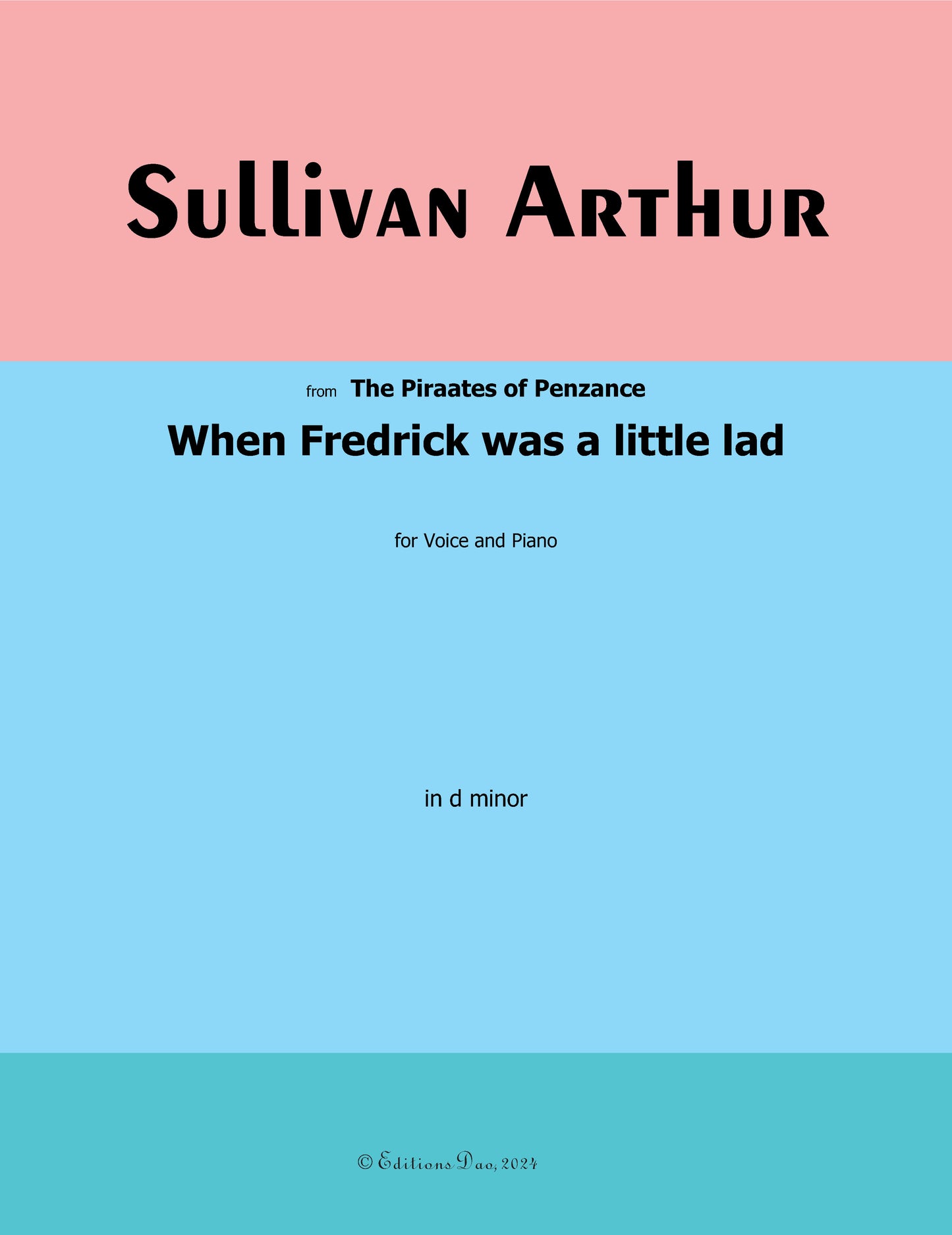 When Fredrick was a little lad, by A. Sullivan