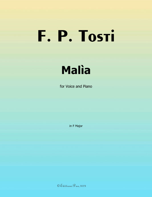 Malìa, by F. P. Tosti