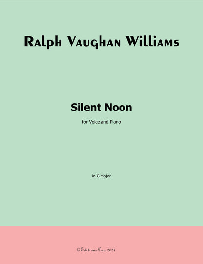 Silent Noon, by Vaughan Williams