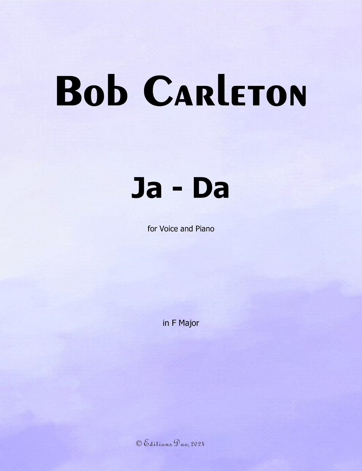 Ja - Da, by Bob Carleton